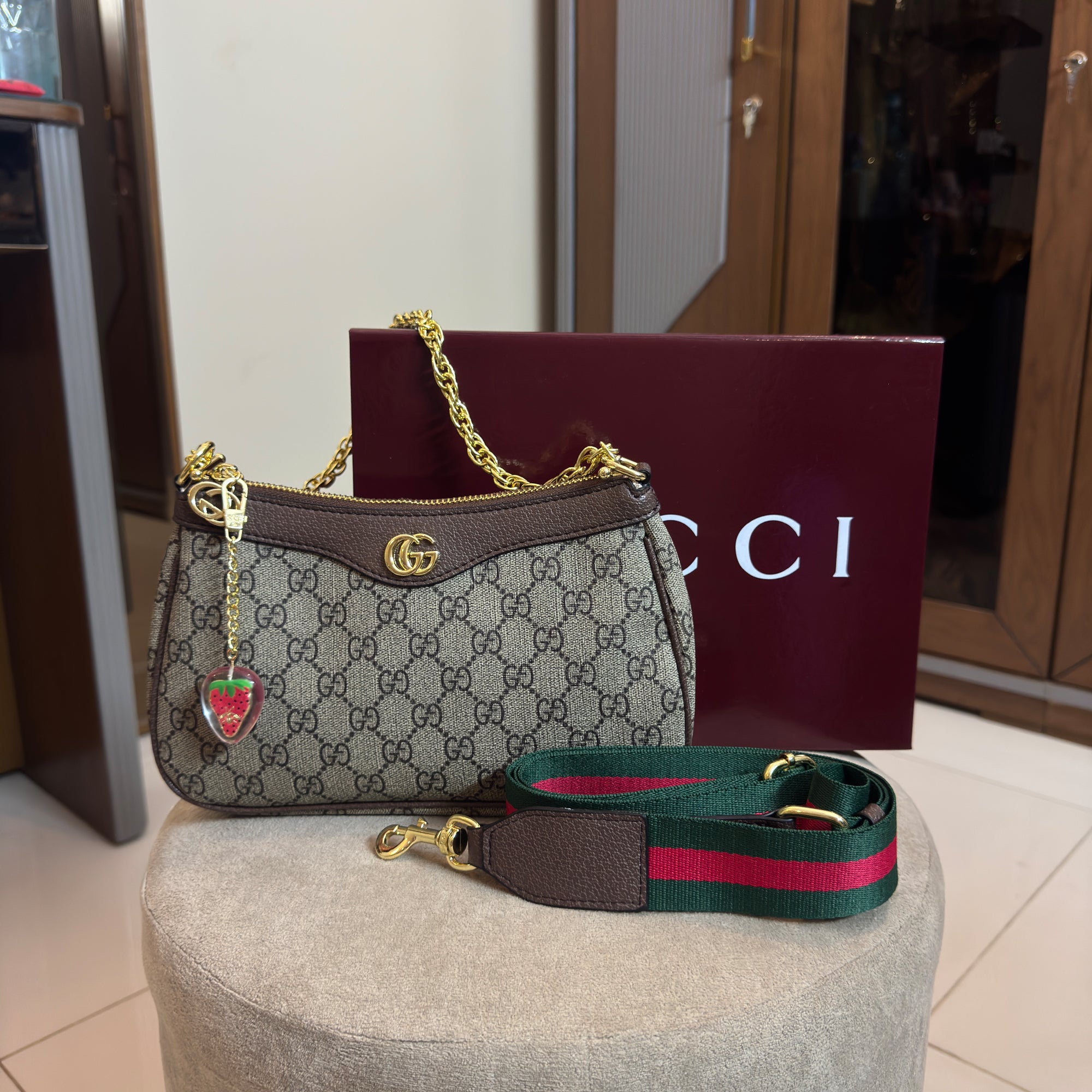 Ophidia Small Shoulder Bag