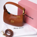 Miu Miu Leather Hobo Bag