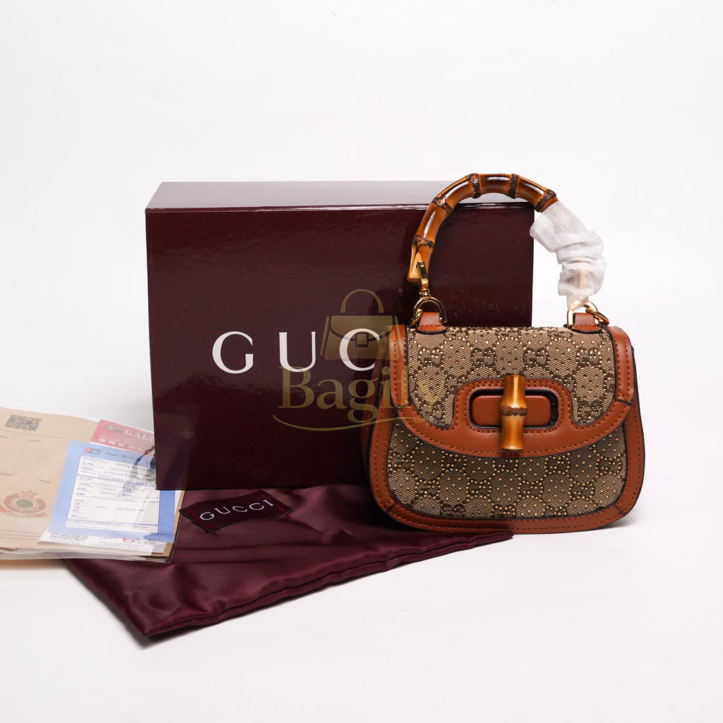 Gucci Bamboo 1947 Mini Top Handle Bag