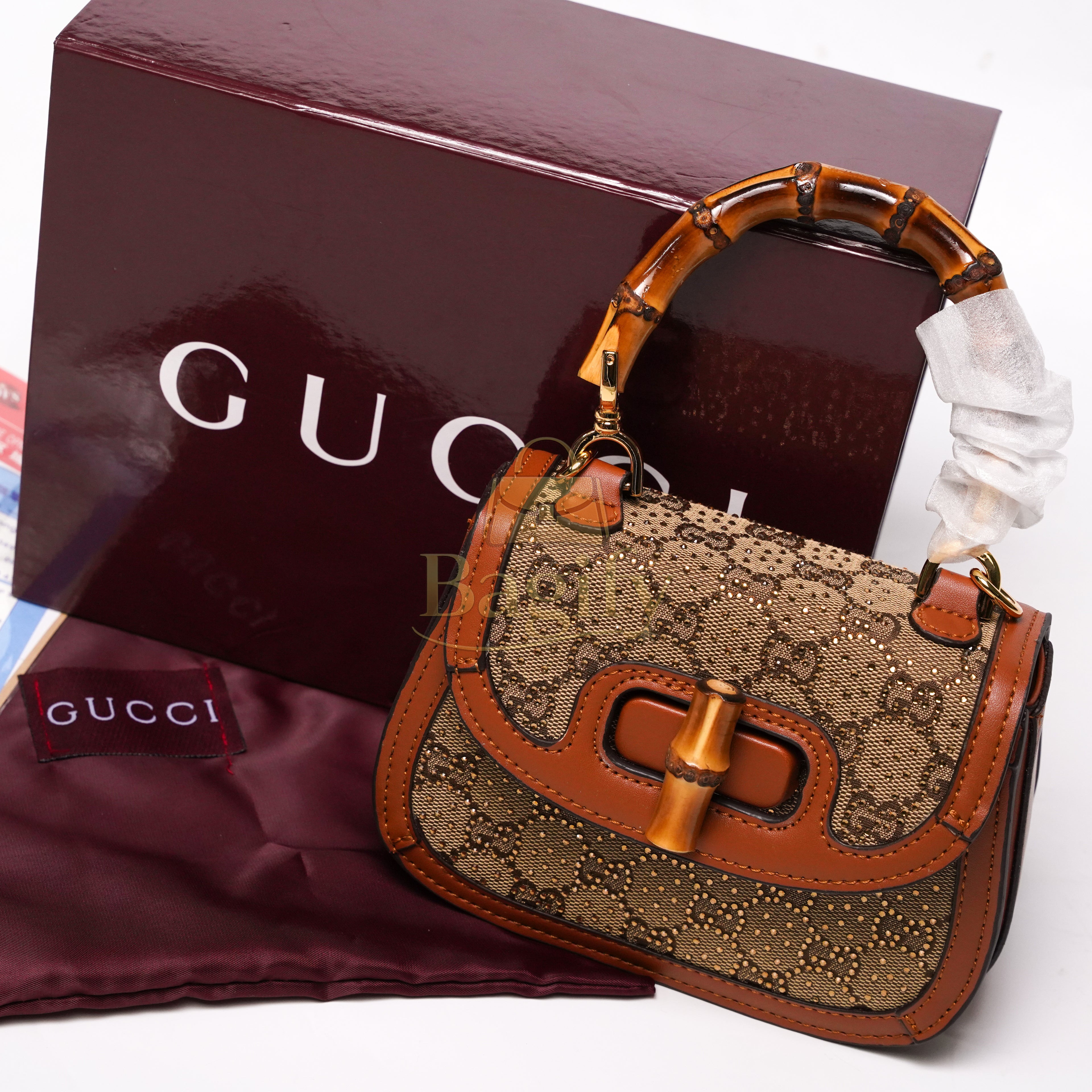 Gucci Bamboo 1947 Mini Top Handle Bag