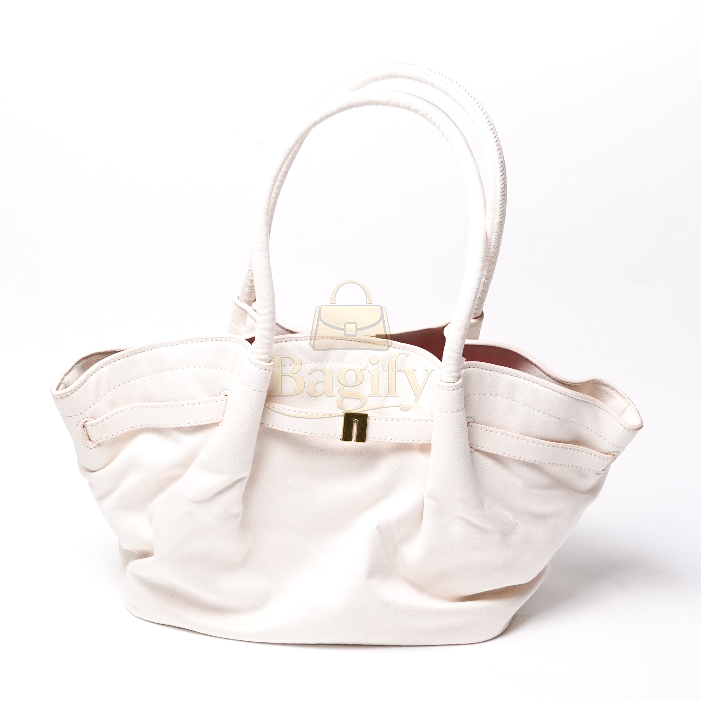 Women JW PEI Hana Medium Faux Suede Tote Bag